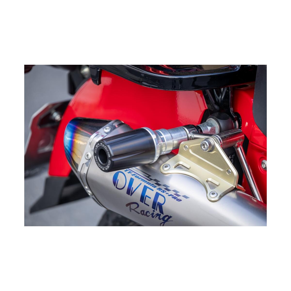 OVER RACING (オーバーレーシング) マフラースライダー シルバー 汎用 M8 P1.25 59-99-01