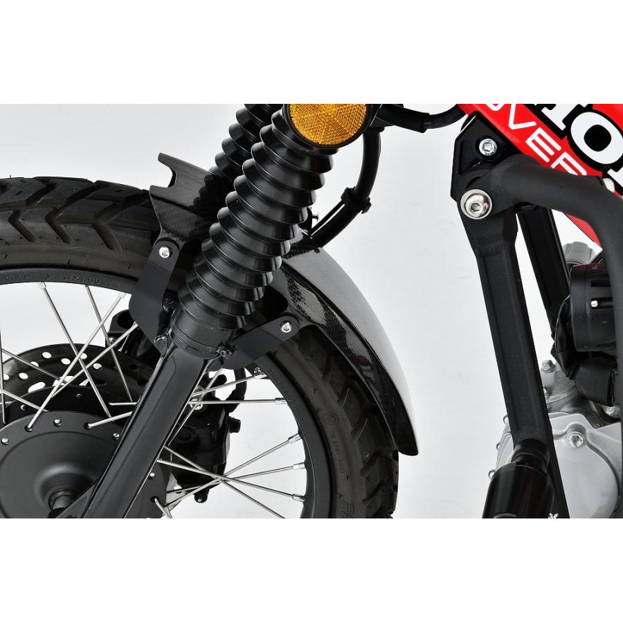 OVER RACING (オーバーレーシング) フロントダウンハーフフェンダー カーボン CT125 73-06-02C
