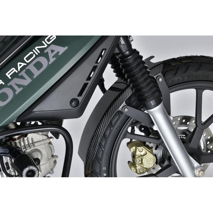 OVER RACING (オーバーレーシング) フロント ダウン ハーフ フェンダー カーボン CC110 73-125-02C