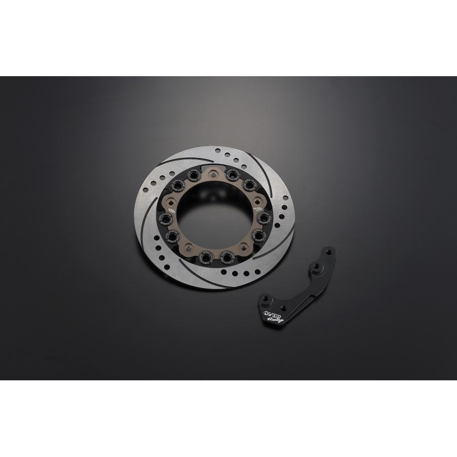 OVER RACING (オーバーレーシング) フルフローティング＆専用Fキャリパーサポート GROM /Monkey125 ABS/DAX125 83-223-14FDB