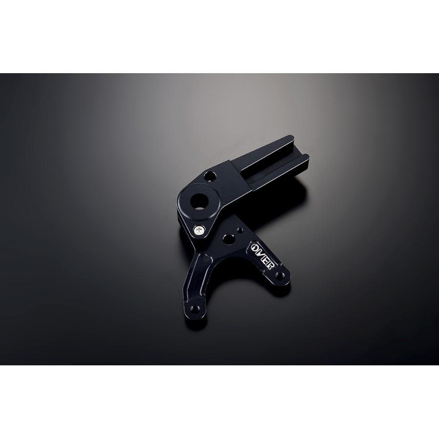 OVER RACING (オーバーレーシング) Rキャリパーサポート ブレンボ2P用 ブラック Ninja400 83-723-21B