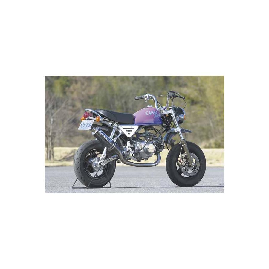 OVER RACING (オーバーレーシング) フルエキゾーストマフラー ステンカーボンオーバルマフラー MONKEY Z50J [モンキー] 13-01-12 オーヴァーレーシング