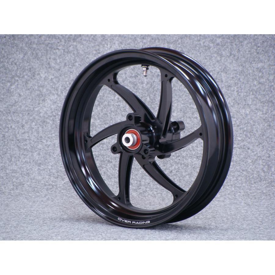 OVER RACING (オーバーレーシング) リアホイール GP-SIXブラック 3.50-12 NSF/NSR/XR オーヴァーレーシング