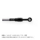 SWAGE LINE (スウェッジライン)プロ フロントホースキット ステンブラック/クリア GB350 BTP0057FS