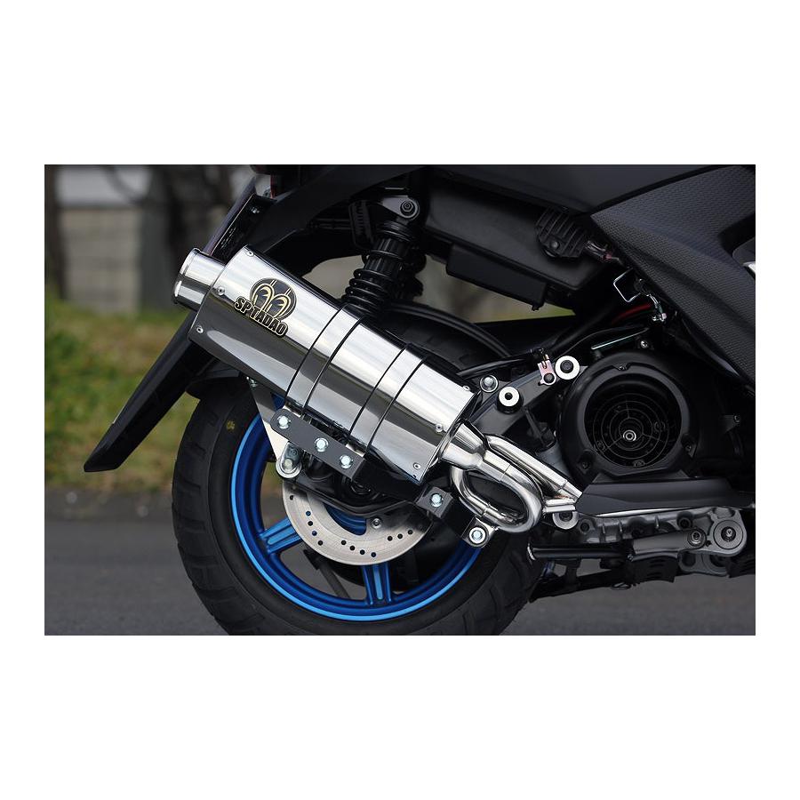 SP忠男 (SPタダオ) PS OVAL フルエキゾーストマフラー ゴールドエンブレム 16-BWs125 EBJ-SEA6J CY1-GE-51