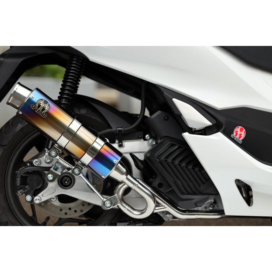 SP忠男 (SPタダオ) PURESPORT S チタンブルーフルエキゾーストマフラー PCX160 PC1-GE-64