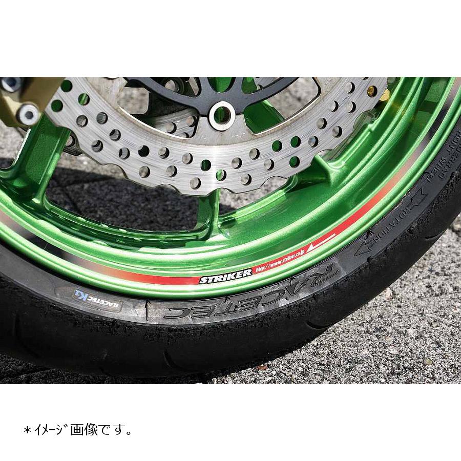 STRIKER(ストライカー) リムラインステッカー 17インチホイール レッド