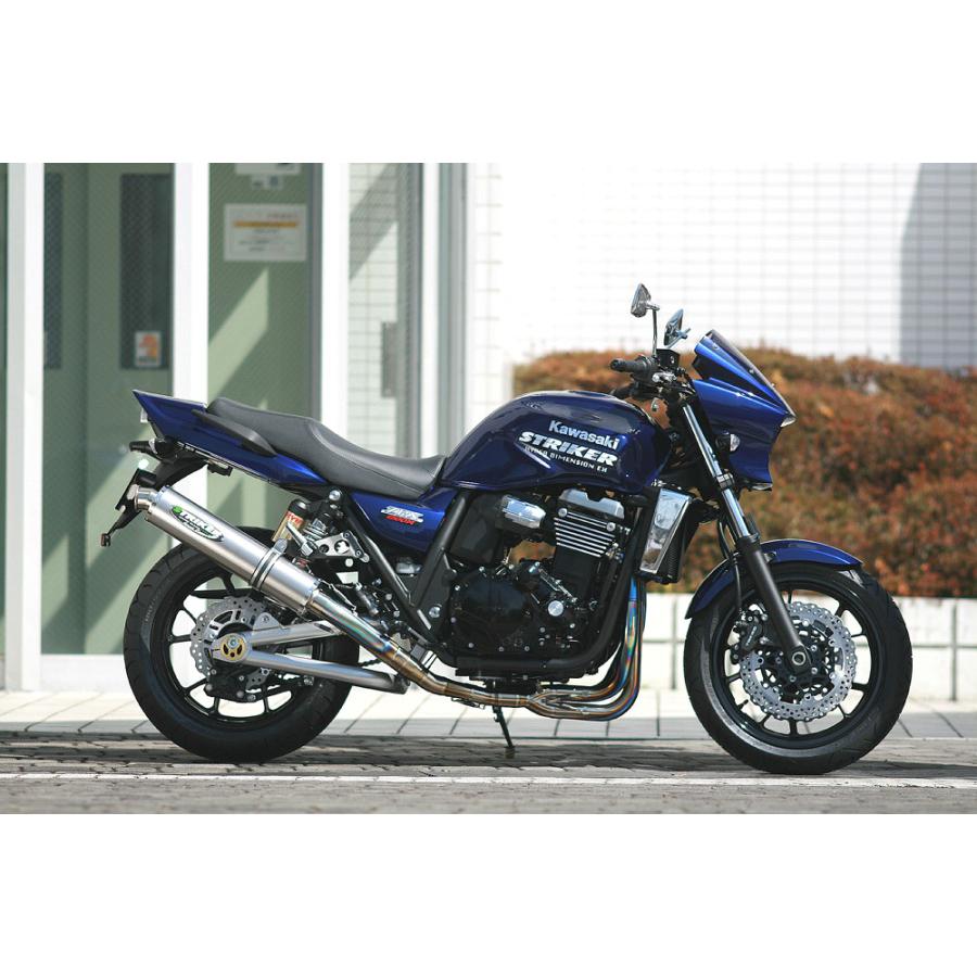 STRIKER(ストライカー) ストリートコンセプト フルエキゾースト STD チタンエキゾースト/チタンサイレンサー チタン ZRX1200 DAEG[ダエグ] 941013RTJ