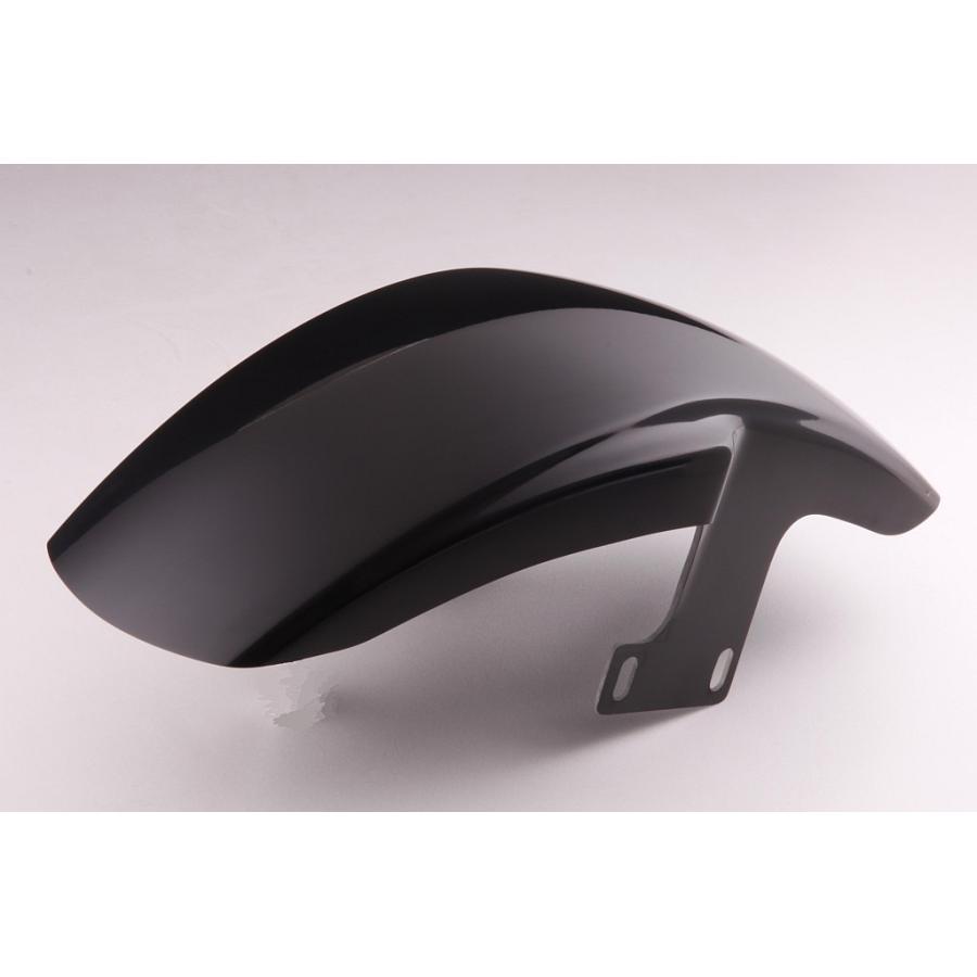 STRIKER(ストライカー) エアロデザイン スペシャルフロントフェンダー Type 1 黒ゲル ゼファー1100 ZEPHYR1100 RS ゼファー750 ZEPHYR750 RS SAD-FF0203B