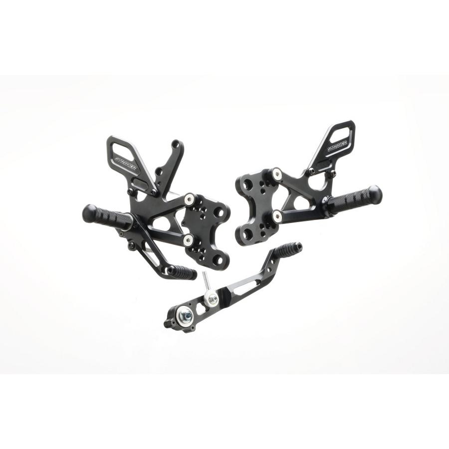 STRIKER (ストライカー) スペシャルステップキット 6POS ブラックハードアルマイト GSX-R1000/R ABS SS-AA2138B