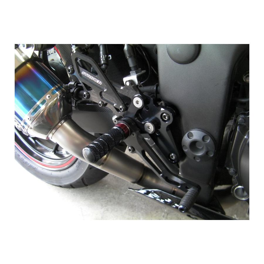 STRIKER(ストライカー) レーシングステップキット ブラック ニンジャ250 Ninja250 ニンジャ250 Ninja250