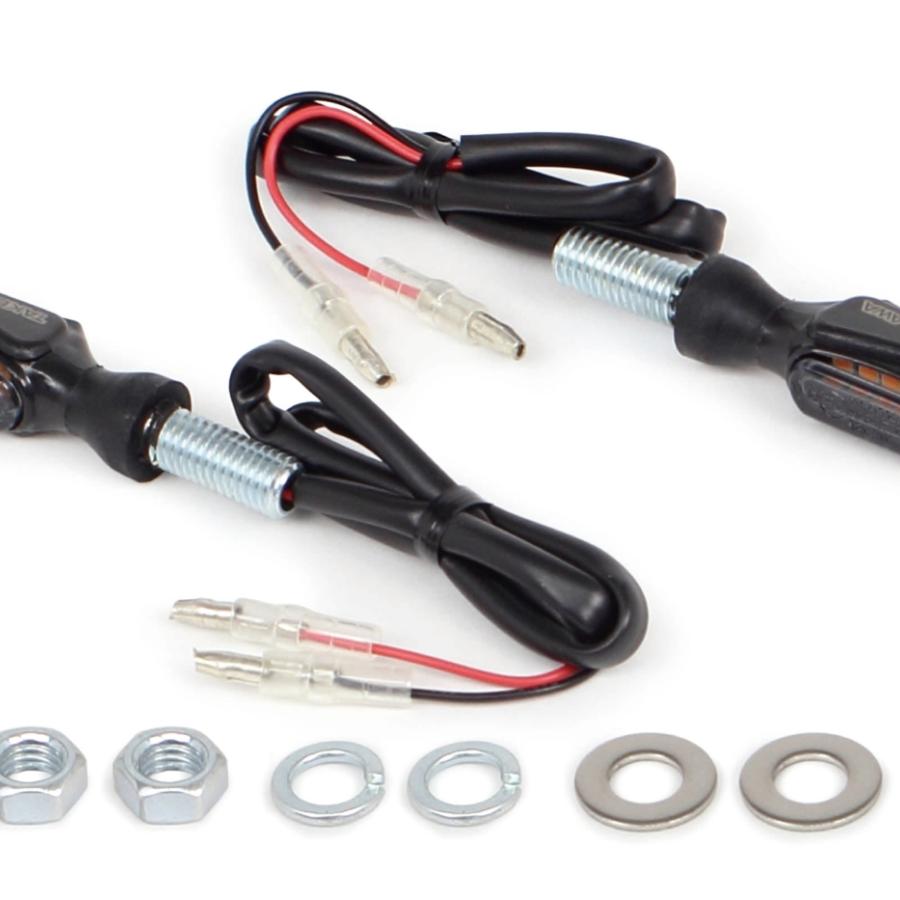 SP武川 (SPタケガワ) ストリームラインミニLEDウインカー(スモーク) 汎用DC12V(2個セット) 05-08-0713