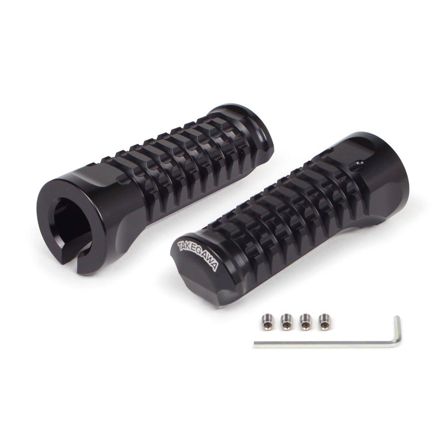 SP武川 (SPタケガワ) ビレットアルミステップキット(ブラックアルマイト) Monkey,Cub,CD,Ape 06-13-0074