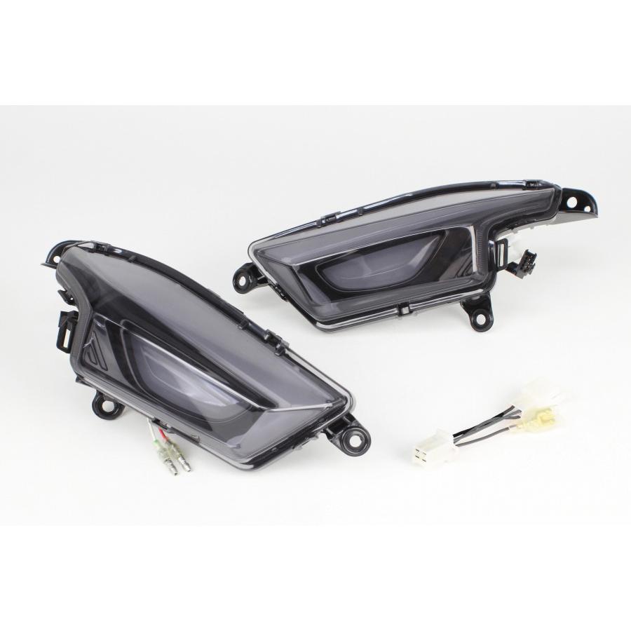 SP武川(SPタケガワ) LEDフロントウインカーキット スモークレンズ シグナスX SR(SEA5J・SED8J)