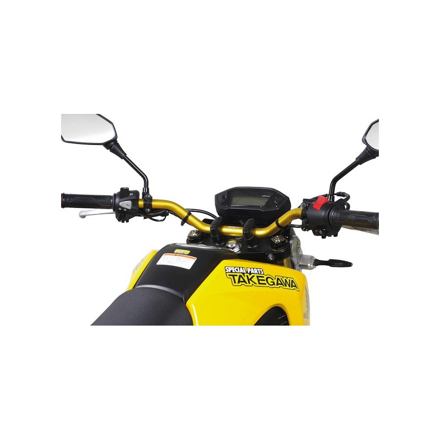 SP武川(SPタケガワ) アルミステアリングハンドルLOW Mブラック GROM グロム