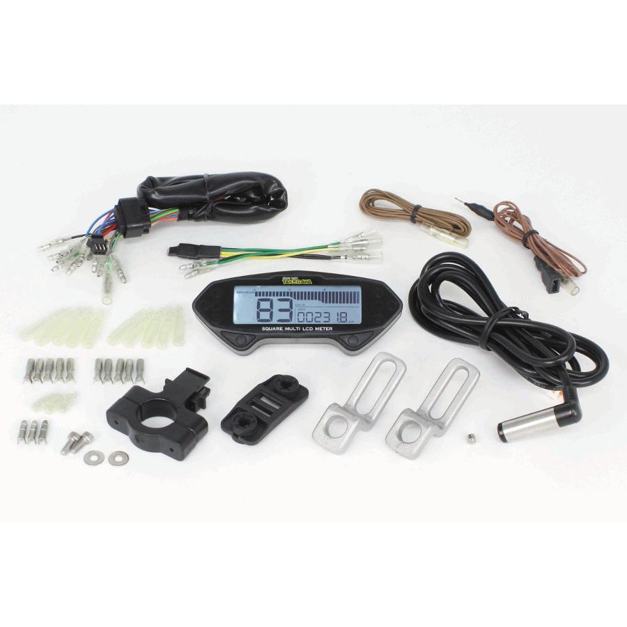 SP武川 (SPタケガワ) スクエアLCD メーター 汎用12V