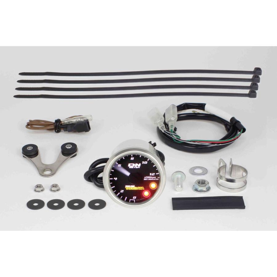 SP武川 (SPタケガワ) Φ48スモールDNタコメーター12500r レブインジケーター付 クロスカブ50 110 AA06 JA10 JA45 05-05-0081