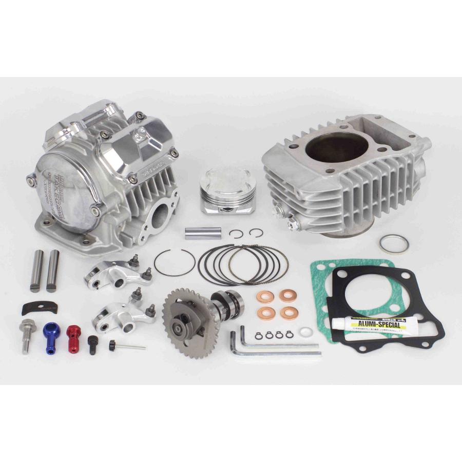 SP武川(SPタケガワ) S.Head4V+Rボアアップ181cc (シルバー)GROM グロム/MSX125・SF/モンキー125(JC61・JC75/JB02)