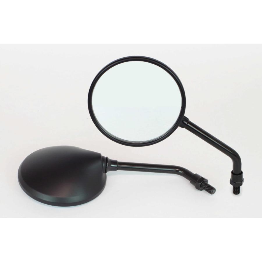 SP武川 (SPタケガワ) クラッシックミラー (ブラック) M10逆ネジ(左右セット) 06-01-1140