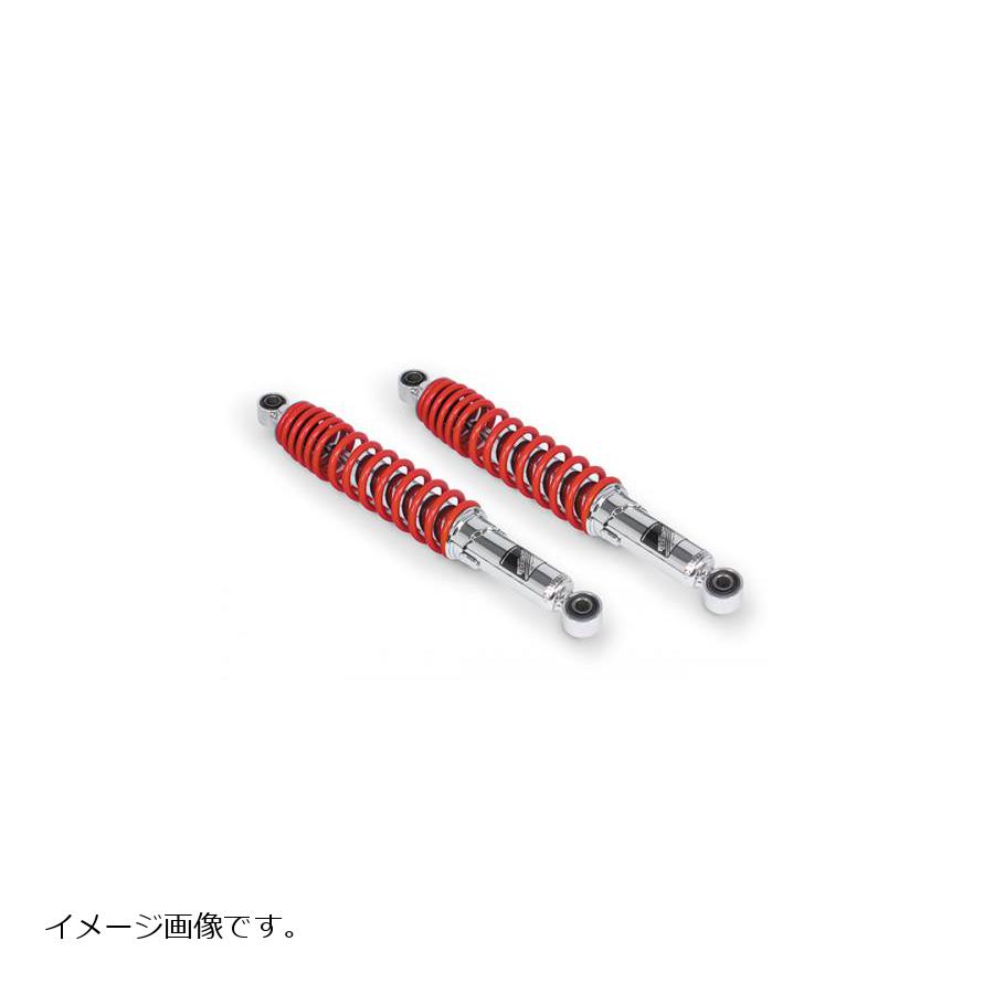SP武川 (SPタケガワ) リアショックアブソーバー クロムメッキ/レッド 2本 スーパーカブ50/110 06-04-0153