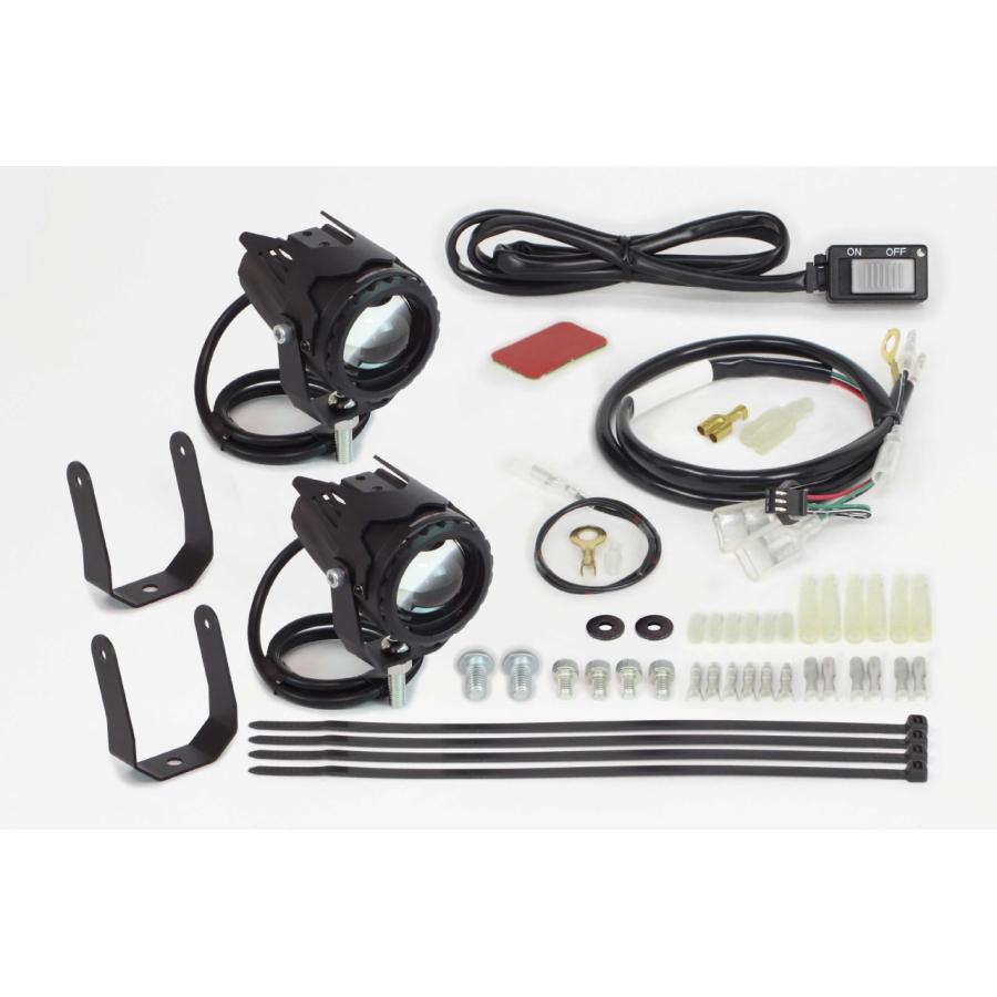 SP武川 (SPタケガワ) LEDフォグランプキット(カットライン/10W)(レッグバンパー用) クロスカブ50(AA06)/110(JA45・60)(2個入) 05-08-0618