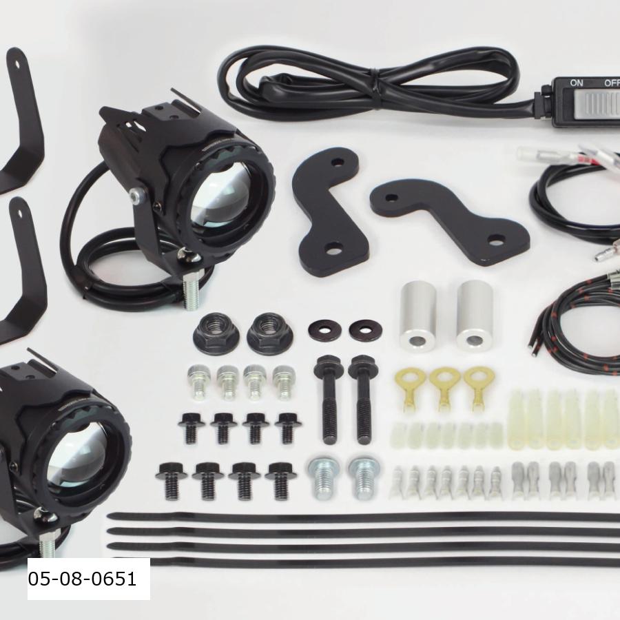 SP武川 (SPタケガワ) LEDフォグランプキット(カットライン/10W) スーパーカブ50(AA04)/110(JA07・10)(2個入) 05-08-0651