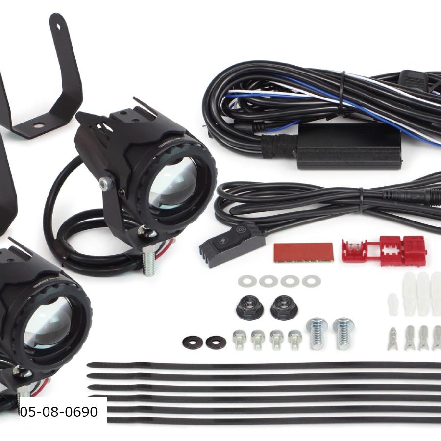 SP武川 (SPタケガワ) LEDフォグランプキット(カットライン/10W/2色)(レッグ用) クロスカブ50(AA06)/110(JA45・60)(2個入) 05-08-0690