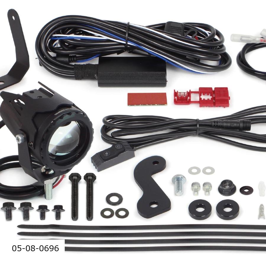 SP武川 (SPタケガワ) LEDフォグランプキット(カットライン/10W/2色) スーパーカブ50(AA09)/110(JA44・59)(1個入) 05-08-0696