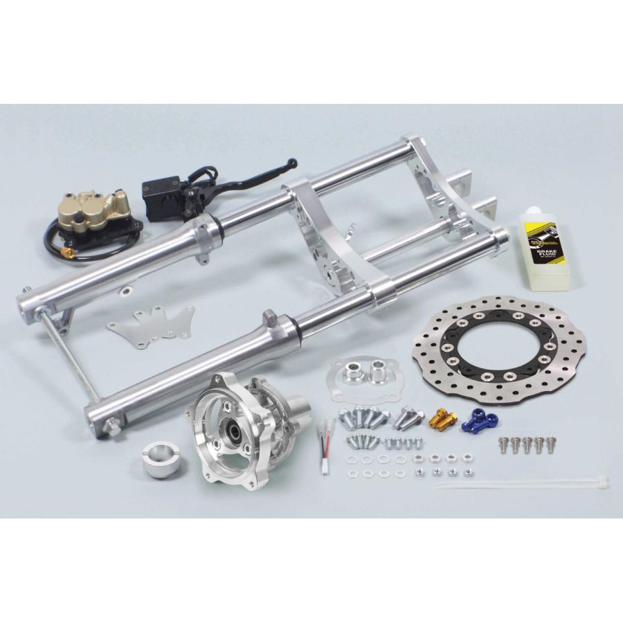 SP武川 (SPタケガワ) Φ30フロントフォークキット タイプ1/ワイド/ディスクMonkey(FI車含む)/(オフセット60mm/ピッチ198mm 06-01-0193