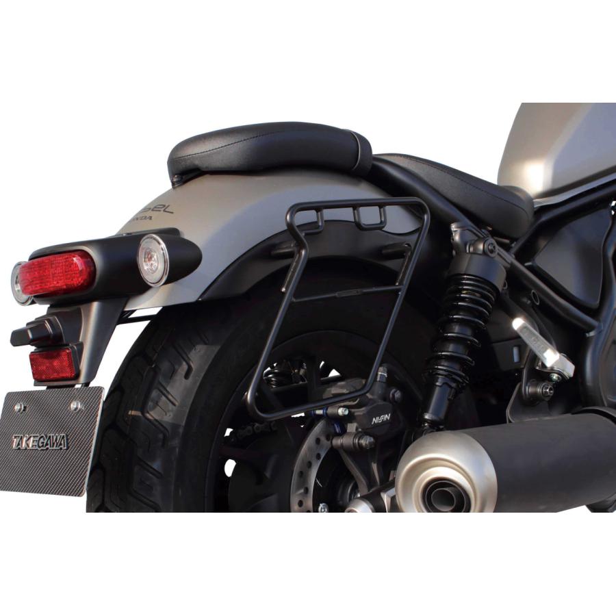 SP武川 (SPタケガワ) サイドバッグサポートR ブラック塗装 REBEL250 MC49-1000001-...