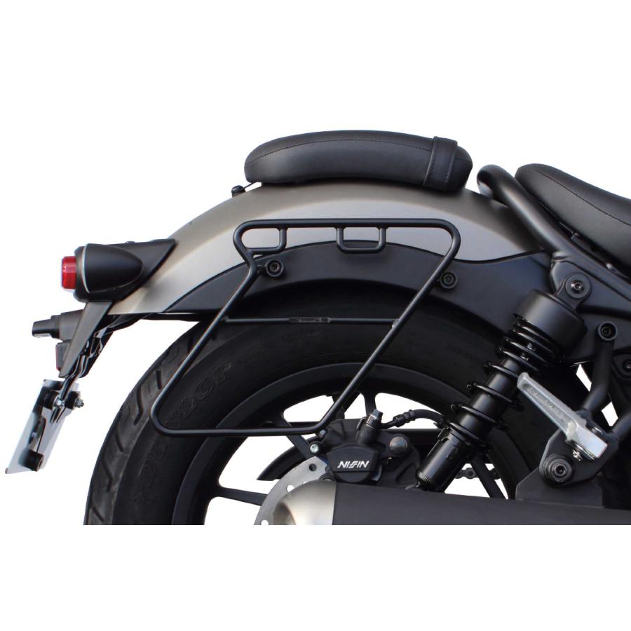 SP武川 (SPタケガワ) サイドバッグサポートR ブラック塗装 REBEL250 MC49-1000001-...