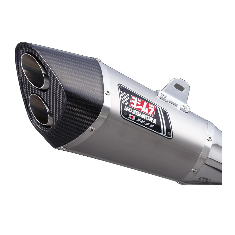 YOSHIMURA (ヨシムラ) スリップオンマフラー R-11サイクロン2エンド EXPORT SPEC ST：チタンカバー 重量（STD2.2kg）：2.4kg GSX-R600 110-571-5580