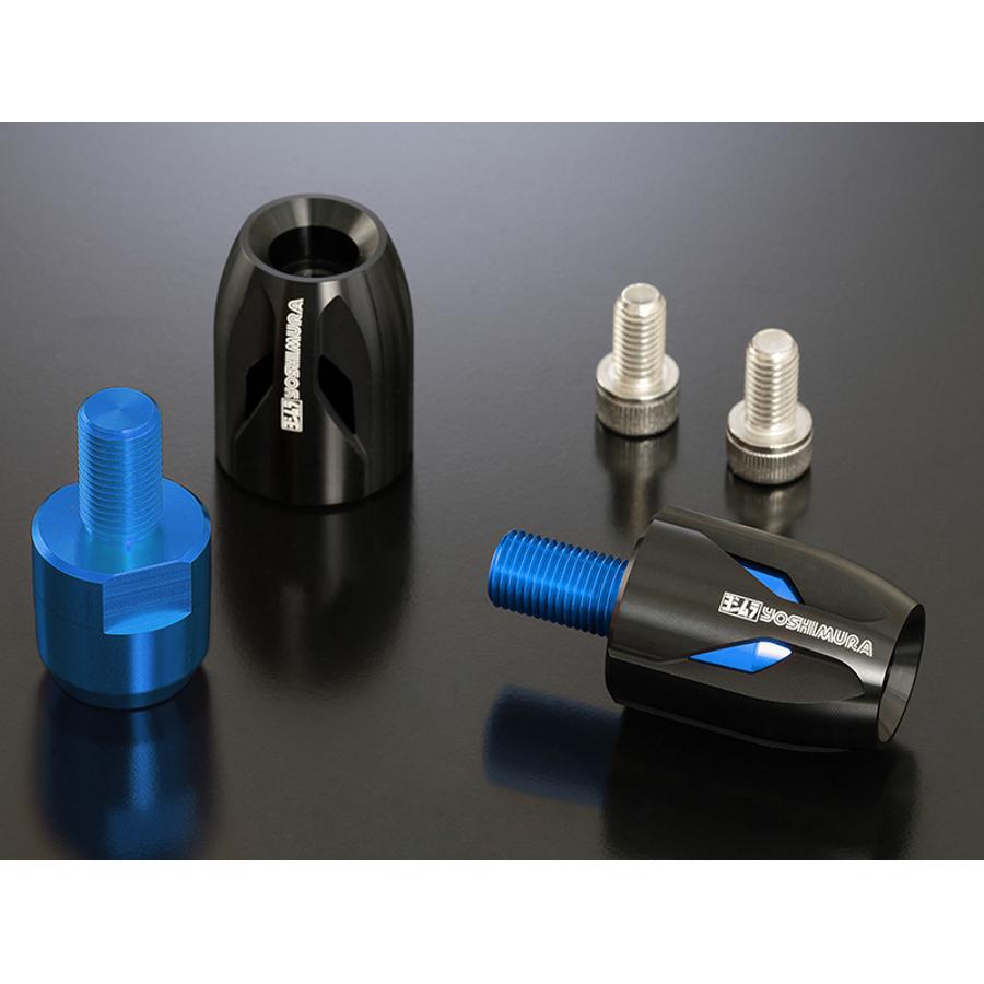 YOSHIMURA (ヨシムラ) ハンドルバーエンド High Line(ブルー) スズキ汎用 M12 696-0H2-2200(2)