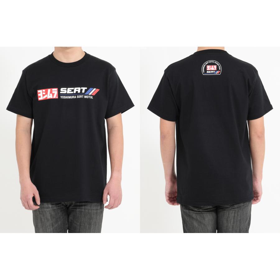 ヨシムラ Yoshimura SERT Motul チームTシャツ/ブラック 2XL 900-225-222XL