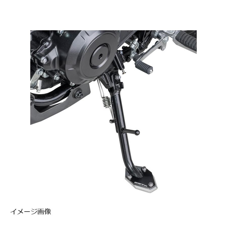 ジータ (ZETA) サイドスタンドエクステンダー ブラック/シルバー V-STROM250 17-/1000 14- F4190