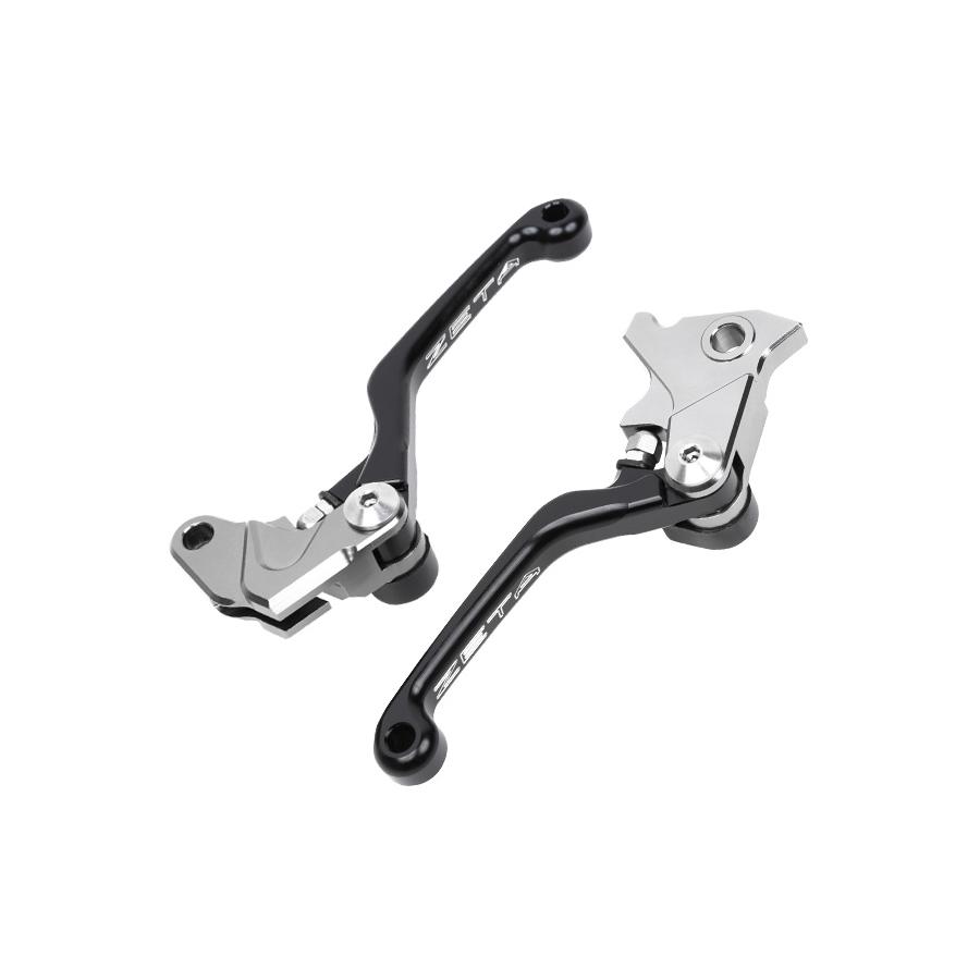 ジータ (ZETA) PIVOTレバーセットCP 3Fi ブラック WR250R/WR250X/SEROW225/SEROW250/XT250X/TRICKER F5066