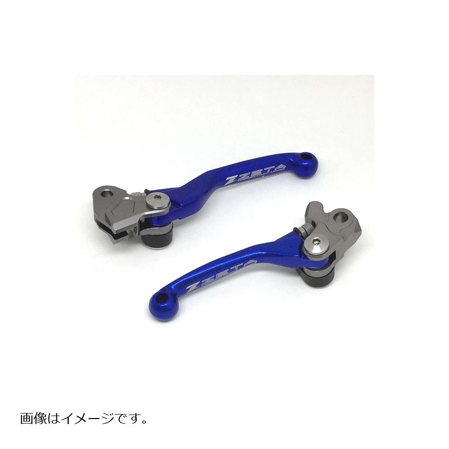 ジータ (ZETA) PIVOTレバーセットFP 3Fi ブルー YZ125/YZ250/YZ250F/KX250F/KX450F F5068