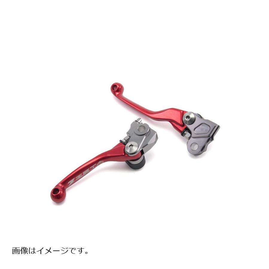 ジータ (ZETA) PIVOTレバーセットFP 3Fi レッド KX85/KX125/KX250/RMZ250/RMZ450 F5083