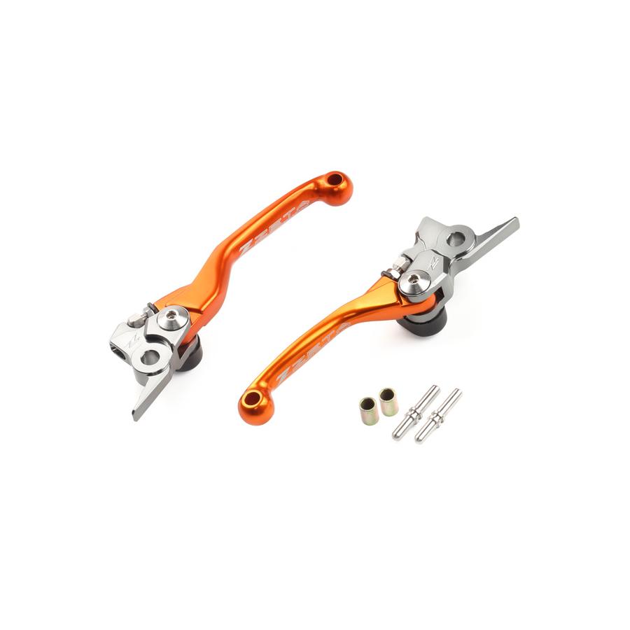 ジータ (ZETA) PIVOTレバーセットFP 3Fi オレンジ KTM 65SX/85SX/FREERIDE250R/FREERIDE350 F5098