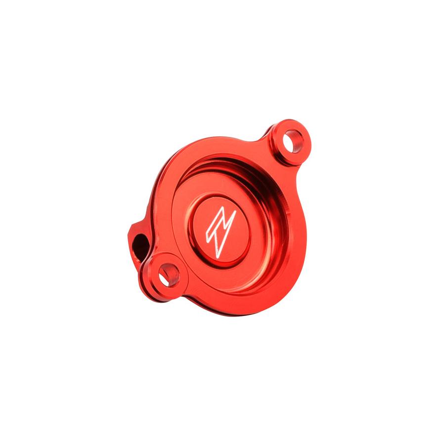 ジータ (ZETA) オイルフィルターカバー レッド CRF250R F6720