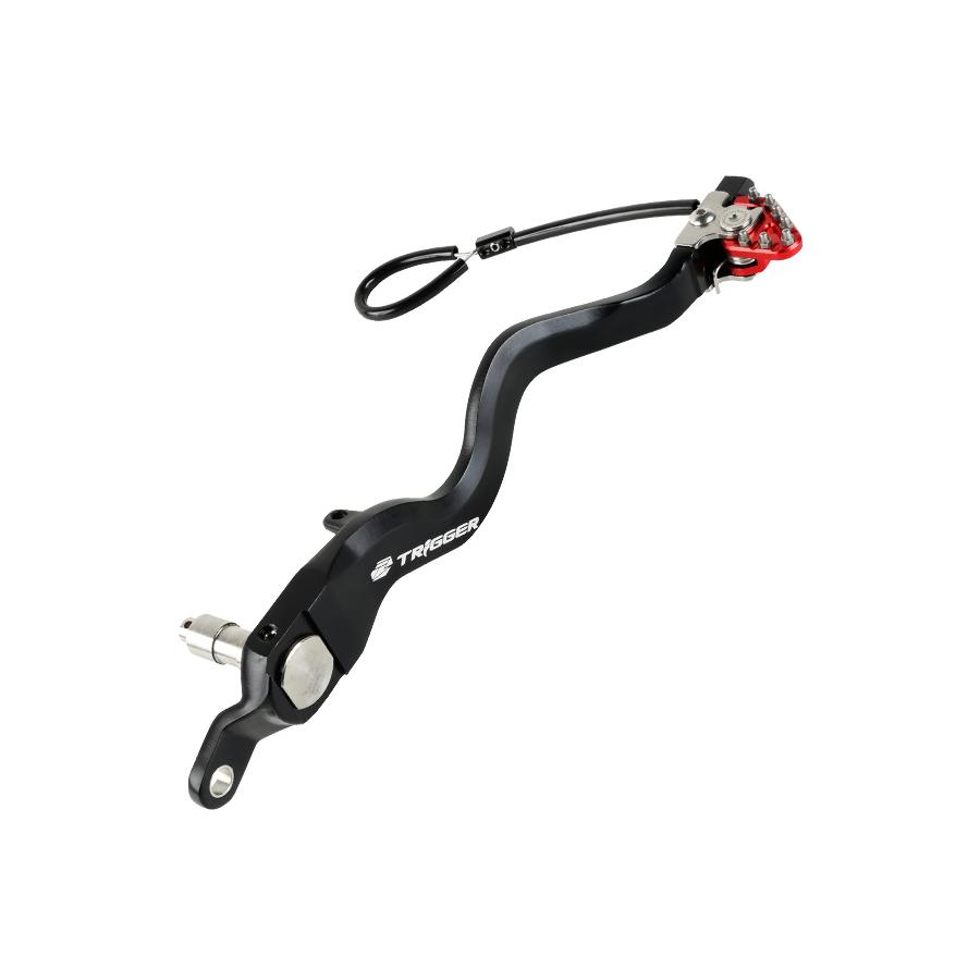 ジータ (ZETA) トリガーブレーキペダル レッド KLX250/D-TRACKER/X F6898