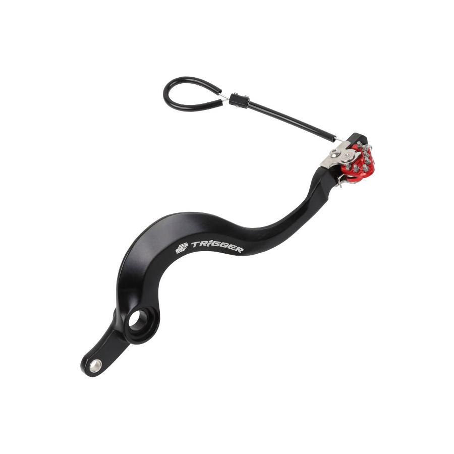 ジータ (ZETA) トリガーブレーキペダル レッド RMZ450 08-18/RMX450Z 10-17 F6900