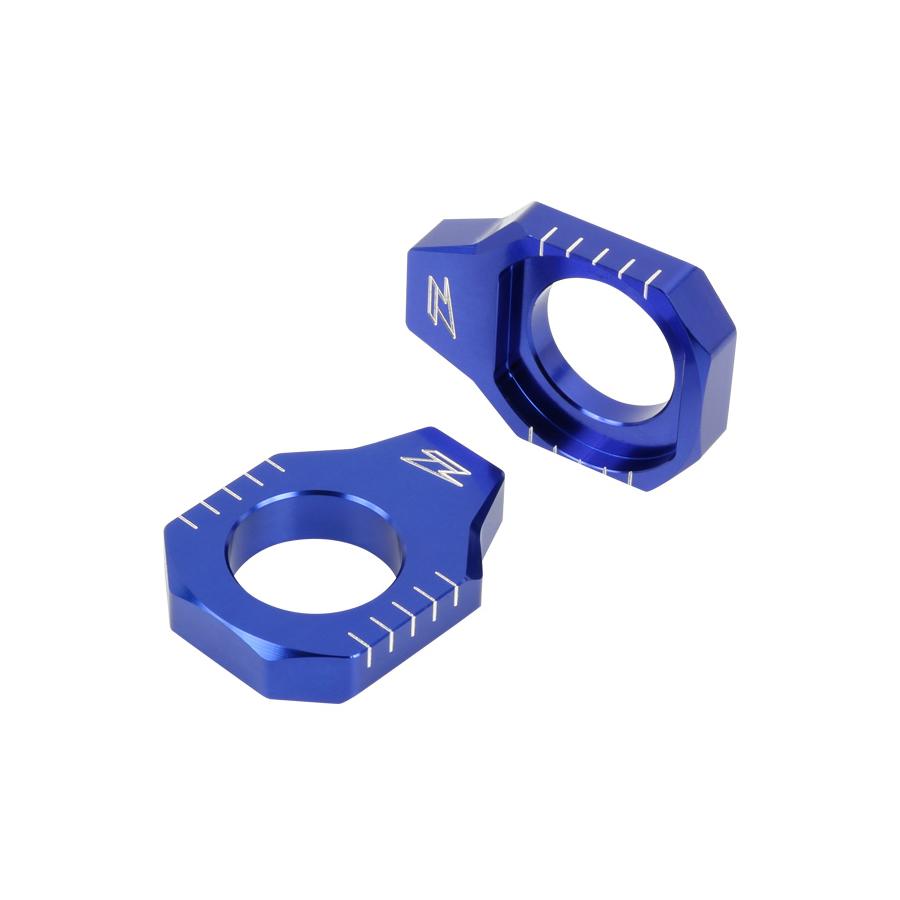 ジータ (ZETA) リヤアクスルブロック ブルー KX250F /450F F7031