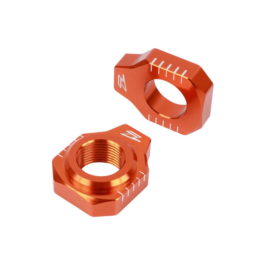 ジータ (ZETA) リヤアクスルブロック オレンジ KTM 85SX FREERIDE250F 18 F7056