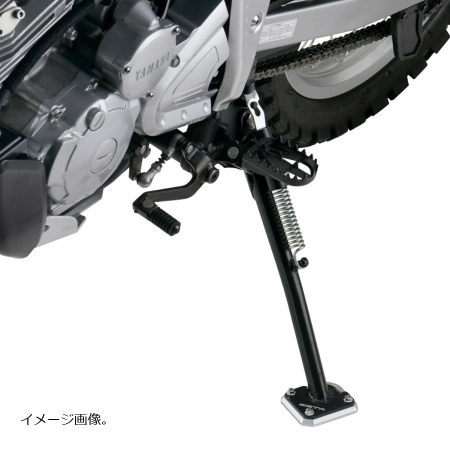 ジータ (ZETA) サイドスタンドエクステンダー ブラック/シルバー WR250R/X 07- SEROW250 TRICKER F4193