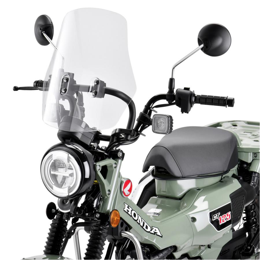 ジータ (ZETA) アドベンチャー ウインドスクリーン ラージ LT.スモーク CT125 F6172