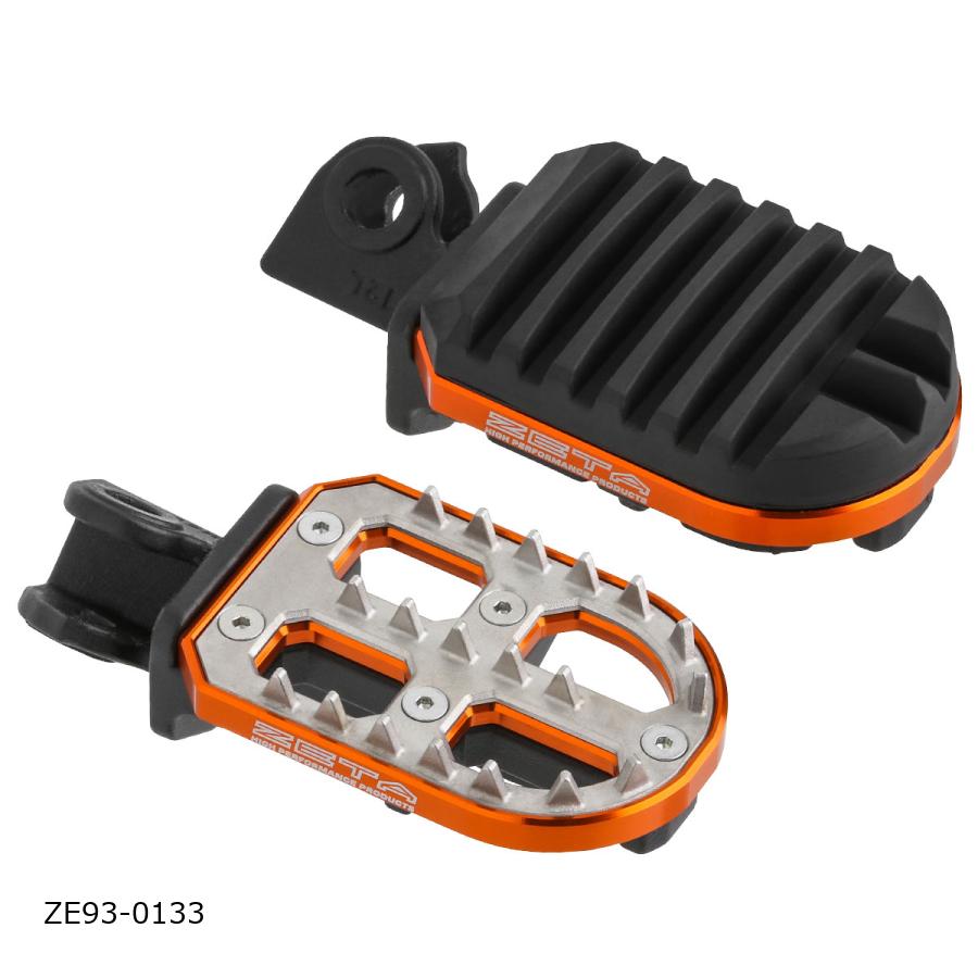 ジータ (ZETA) Advフットペグ オレンジ CL250/500 F7023