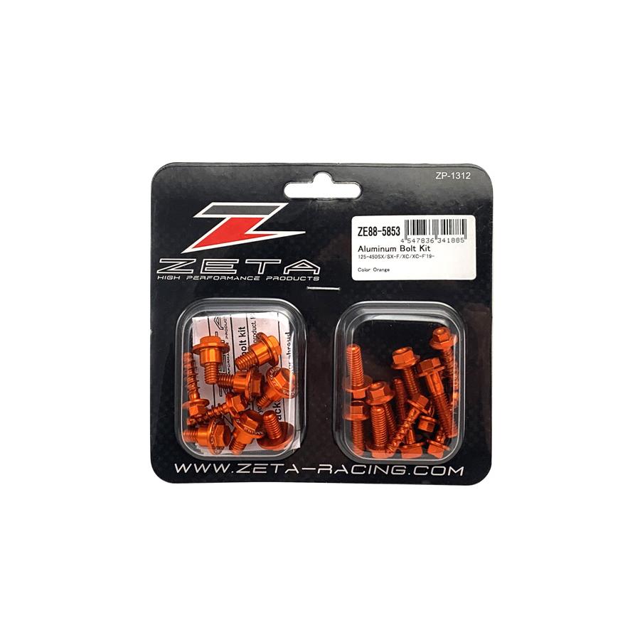 ジータ (ZETA) アルミボルトセット 外装用 オレンジ KTM SX/SXF F7981