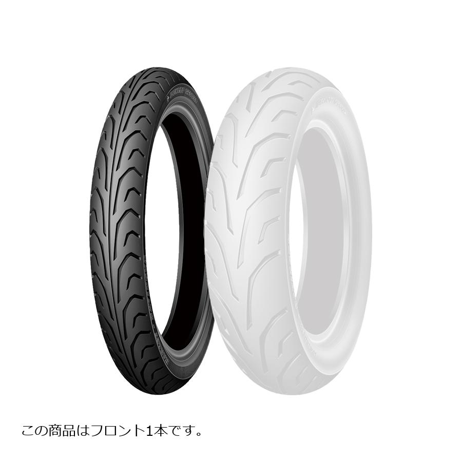 19 inches - ダンロップ 100/90-19 57V GT502F TL バイク用タイヤ フロント 1本 GT502 275833