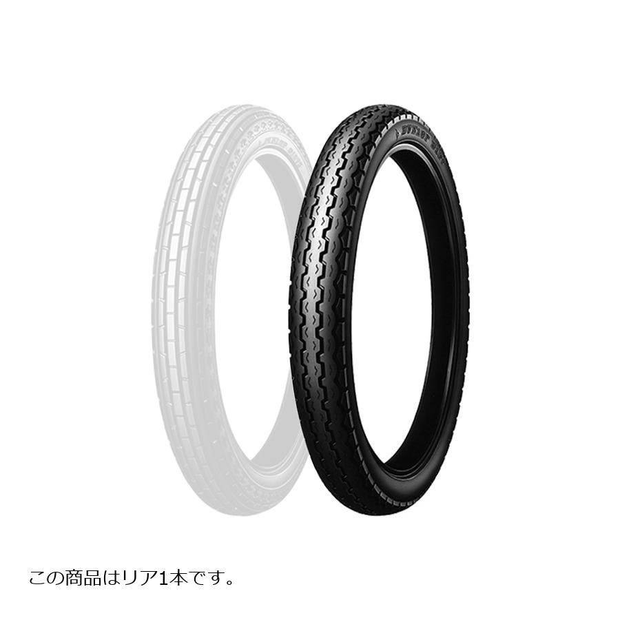 ダンロップ D107 バイク用タイヤ リア 1本 80/100-14 49P WT 323753